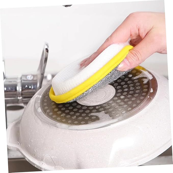 Dual-Sided Non-Scratch Dishwashing Scrub Sponge – Microfiber Nylon Scouring Cleaning Pad 2 Smart Home, Kitchen & Everyday Gadgets | XTylr Dual-Sided Non-Scratch Dishwashing Scrub Sponge – Microfiber Nylon Scouring Cleaning Pad - Image 2