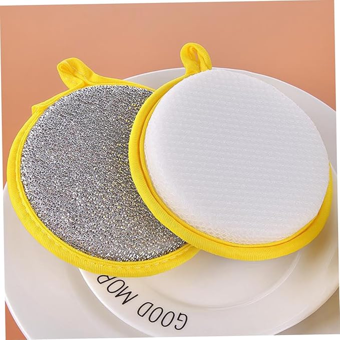 Dual-Sided Non-Scratch Dishwashing Scrub Sponge – Microfiber Nylon Scouring Cleaning Pad 4 Smart Home, Kitchen & Everyday Gadgets | XTylr Dual-Sided Non-Scratch Dishwashing Scrub Sponge – Microfiber Nylon Scouring Cleaning Pad - Image 4