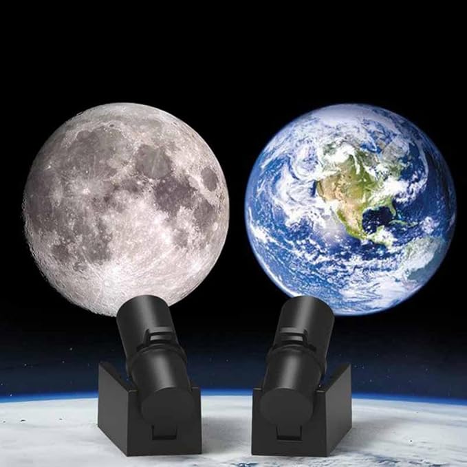 2-in-1 LED Earth & Moon Projector Lamp – Portable Night Light Wall Projection Lamp for Bedroom 6 Smart Home, Kitchen & Everyday Gadgets | XTylr 2-in-1 LED Earth & Moon Projector Lamp – Portable Night Light Wall Projection Lamp for Bedroom - Image 6