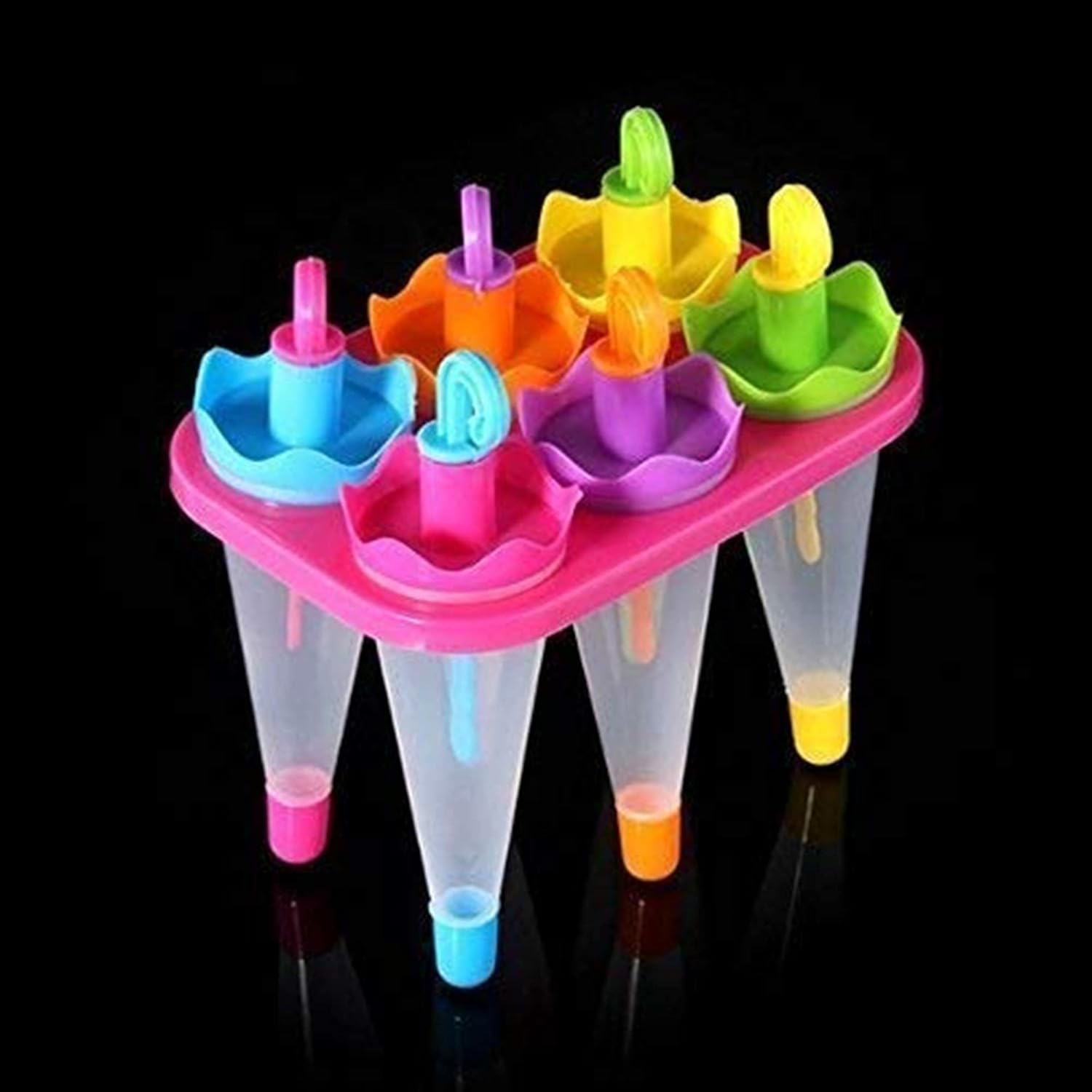 6-Piece Umbrella Shaped Popsicle & Ice Cream Mold Set – Reusable Frozen Ice Cube & Lolly Maker 6 Smart Home, Kitchen & Everyday Gadgets | XTylr 6-Piece Umbrella Shaped Popsicle & Ice Cream Mold Set – Reusable Frozen Ice Cube & Lolly Maker - Image 6