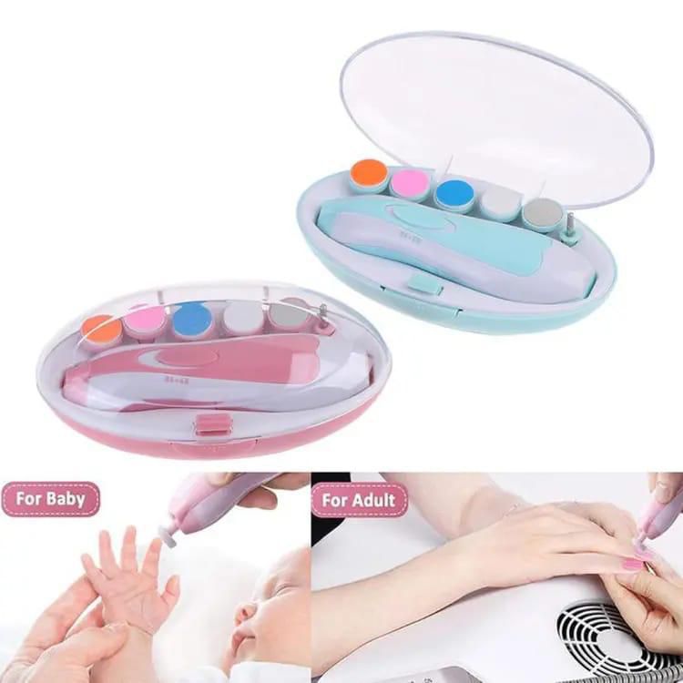 Electric Baby Nail Polisher Manicure Kit – 6-Piece Infant Nail Care Set with Clippers, Scissors, and Files 4 Smart Home, Kitchen & Everyday Gadgets | XTylr Electric Baby Nail Polisher Manicure Kit – 6-Piece Infant Nail Care Set with Clippers, Scissors, and Files - Image 4
