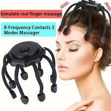 Electric Octopus Head Massager – 360° Scalp Therapy Device with 3 Vibration Modes 2 Smart Home, Kitchen & Everyday Gadgets | XTylr Electric Octopus Head Massager – 360° Scalp Therapy Device with 3 Vibration Modes - Image 2