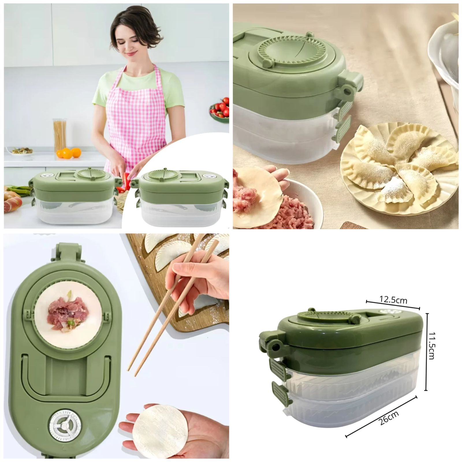 Multi-Layer Dumpling Maker – Press, Mold Store Dumplings Effortlessly 5 Smart Home, Kitchen & Everyday Gadgets | XTylr Multi-Layer Dumpling Maker – Press, Mold Store Dumplings Effortlessly - Image 5