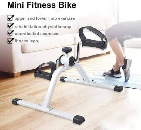 Portable Pedal Exerciser for Seniors – Desk Bike for Hands  Feet