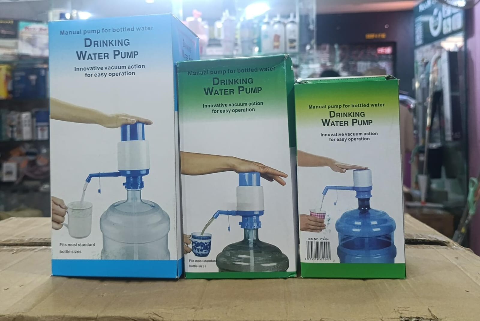 Manual Hand Press Water Pump for 19 Liter Bottles – Portable Water Dispenser (White and Blue) 1 Smart Home, Kitchen & Everyday Gadgets | XTylr Manual Hand Press Water Pump for 19 Liter Bottles – Portable Water Dispenser (White and Blue)