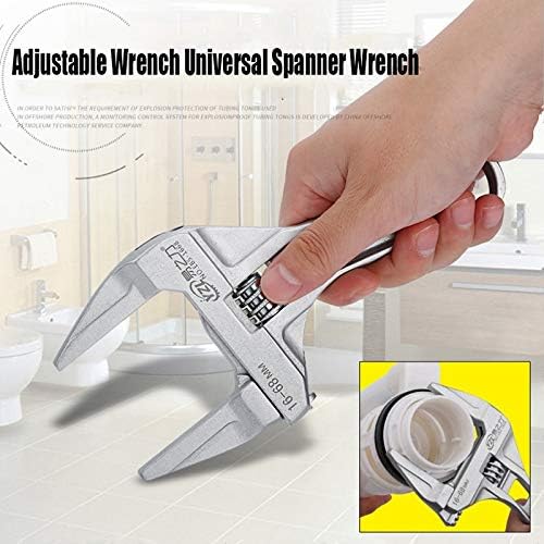 Heavy-Duty Multi-Function Adjustable Pipe Wrench (6–68mm) – Durable Alloy Grip Tool for Plumbing and Repairs 2 Smart Home, Kitchen & Everyday Gadgets | XTylr Heavy-Duty Multi-Function Adjustable Pipe Wrench (6–68mm) – Durable Alloy Grip Tool for Plumbing and Repairs - Image 2