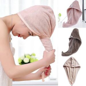 Super Absorbent Microfiber Hair Towel Wrap Cap – Quick Dry Turban for Women & Girls | Soft Anti-Frizz Hair Drying Cap