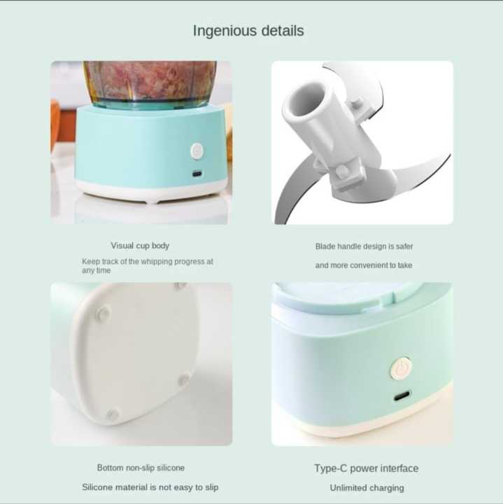 Rechargeable Vegetable Chopper 4 Smart Home, Kitchen & Everyday Gadgets | XTylr Rechargeable Vegetable Chopper - Image 4
