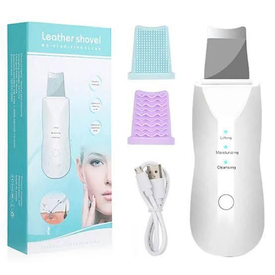 Ultrasonic Skin Scrubber – Deep Pore Cleanser, Blackhead Remover and Facial Peeling Device 1 Smart Home, Kitchen & Everyday Gadgets | XTylr Ultrasonic Skin Scrubber – Deep Pore Cleanser, Blackhead Remover and Facial Peeling Device
