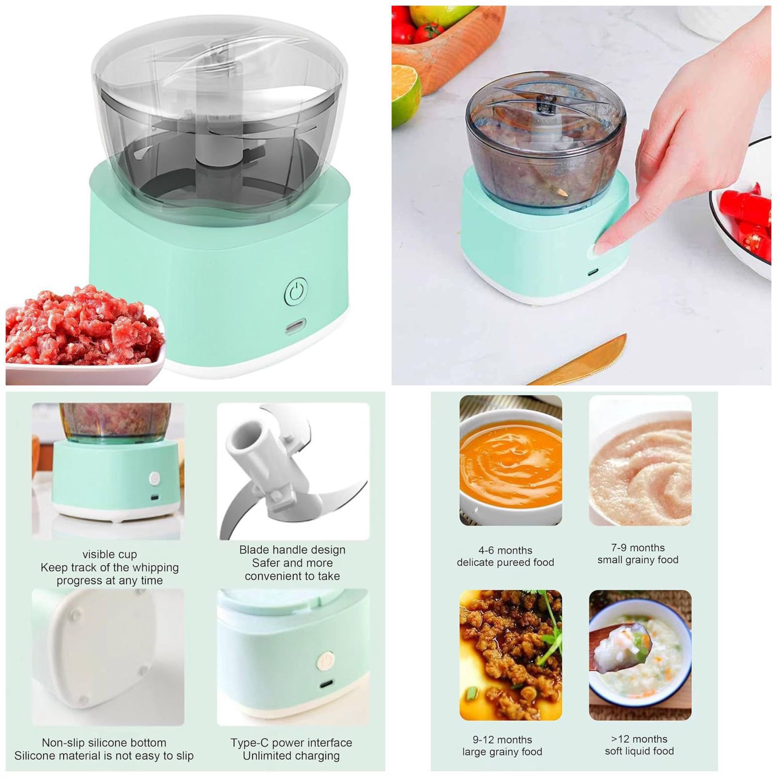 Rechargeable Vegetable Chopper 5 Smart Home, Kitchen & Everyday Gadgets | XTylr Rechargeable Vegetable Chopper - Image 5