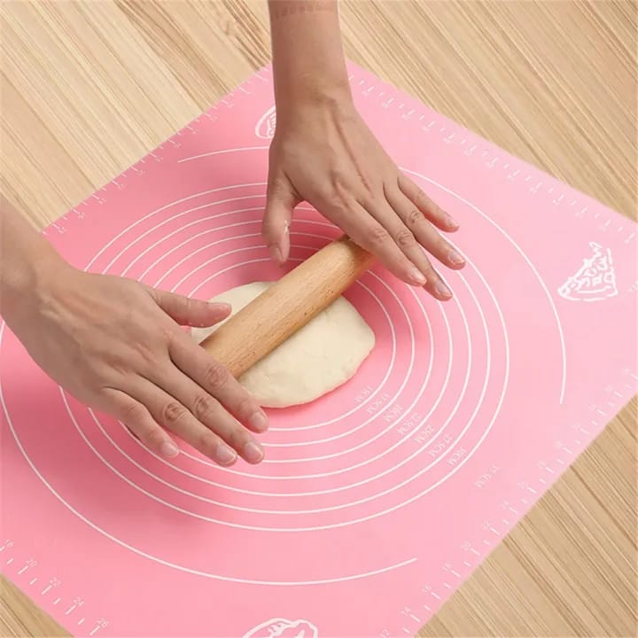 Premium Non-Stick Silicone Baking Mat Multi-Purpose Rolling and Kneading Pastry Mat with Measurement Guide 3 Smart Home, Kitchen & Everyday Gadgets | XTylr Premium Non-Stick Silicone Baking Mat Multi-Purpose Rolling and Kneading Pastry Mat with Measurement Guide - Image 3