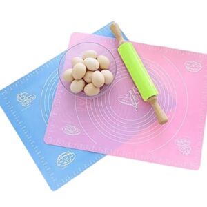 Premium Non-Stick Silicone Baking Mat Multi-Purpose Rolling and Kneading Pastry Mat with Measurement Guide