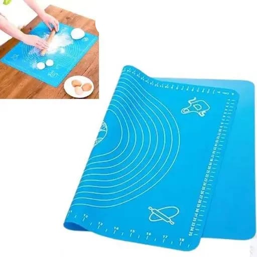 Premium Non-Stick Silicone Baking Mat Multi-Purpose Rolling and Kneading Pastry Mat with Measurement Guide 4 Smart Home, Kitchen & Everyday Gadgets | XTylr Premium Non-Stick Silicone Baking Mat Multi-Purpose Rolling and Kneading Pastry Mat with Measurement Guide - Image 4