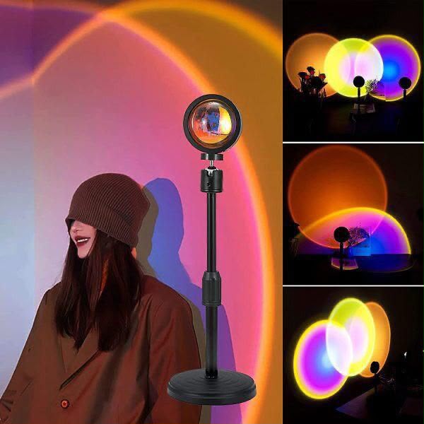Sunset Lamp Multi Color with Remote | 16 Color RGB Sunset Projector Light 2 Smart Home, Kitchen & Everyday Gadgets | XTylr sunset-lamp-multi-color-with-remote