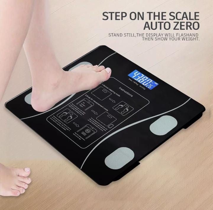 Smart Bluetooth Body Fat Scale | Digital Weight & Body Composition Analyzer with App 1 Smart Home, Kitchen & Everyday Gadgets | XTylr Smart Bluetooth Body Fat Scale | Digital Weight & Body Composition Analyzer with App