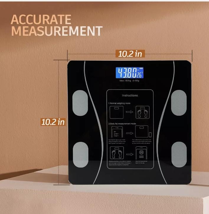 Smart Bluetooth Body Fat Scale | Digital Weight & Body Composition Analyzer with App 3 Smart Home, Kitchen & Everyday Gadgets | XTylr Smart Bluetooth Body Fat Scale | Digital Weight & Body Composition Analyzer with App - Image 3