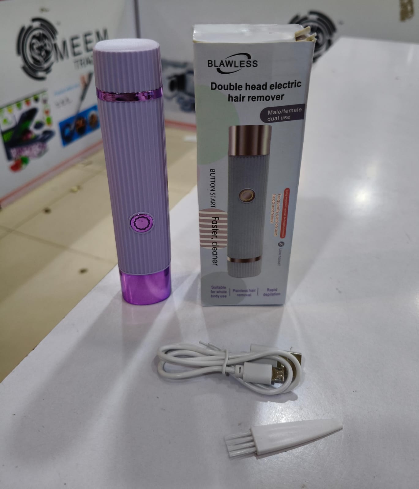 2 in 1 Women's Electric Shaver & Hair Remover | Wet & Dry Facial and Body Trimmer 4 Smart Home, Kitchen & Everyday Gadgets | XTylr 2 in 1 Women's Electric Shaver & Hair Remover | Wet & Dry Facial and Body Trimmer - Image 4