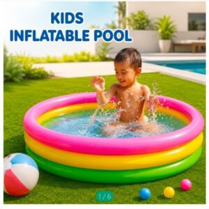 Intex Sunset Glow Baby Pool for Kids | Inflatable Toddler Swimming & Splash Pool